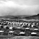 Las viviendas temporales en los valles vacíos de Oak Ridge en 1945